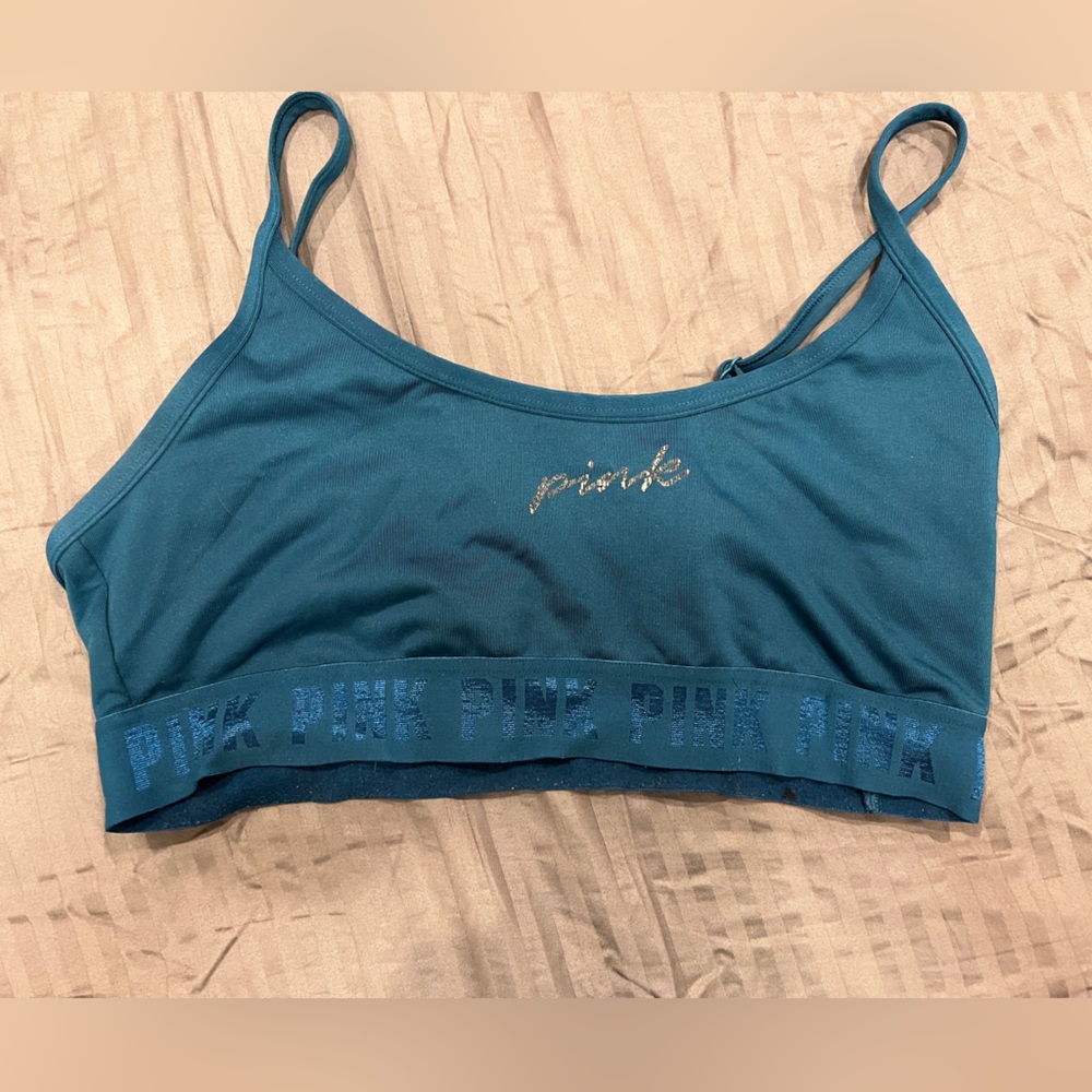 Pink Sports Bra